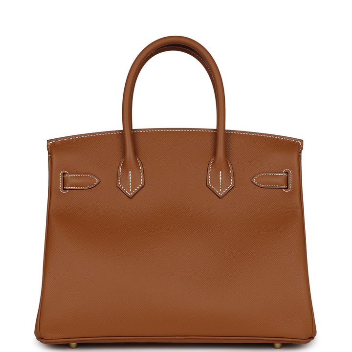 Top quality Hermes Birkin 30 Gold Epsom Gold Hardware