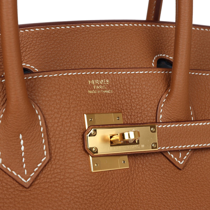 Top quality Hermes Birkin 30 Gold Togo Gold Hardware