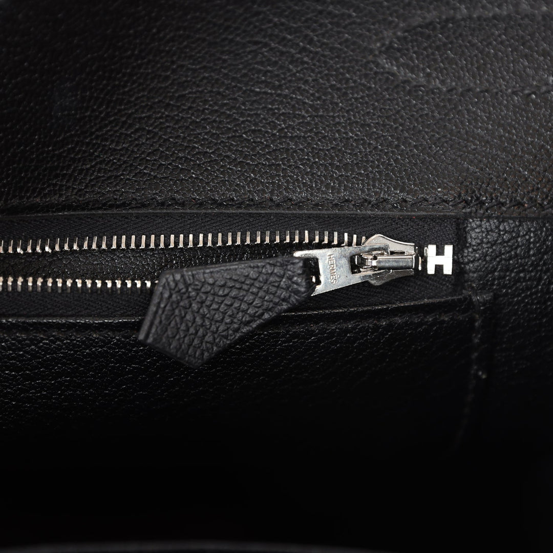 Top quality Hermes Birkin 35 Black Epsom Palladium Hardware