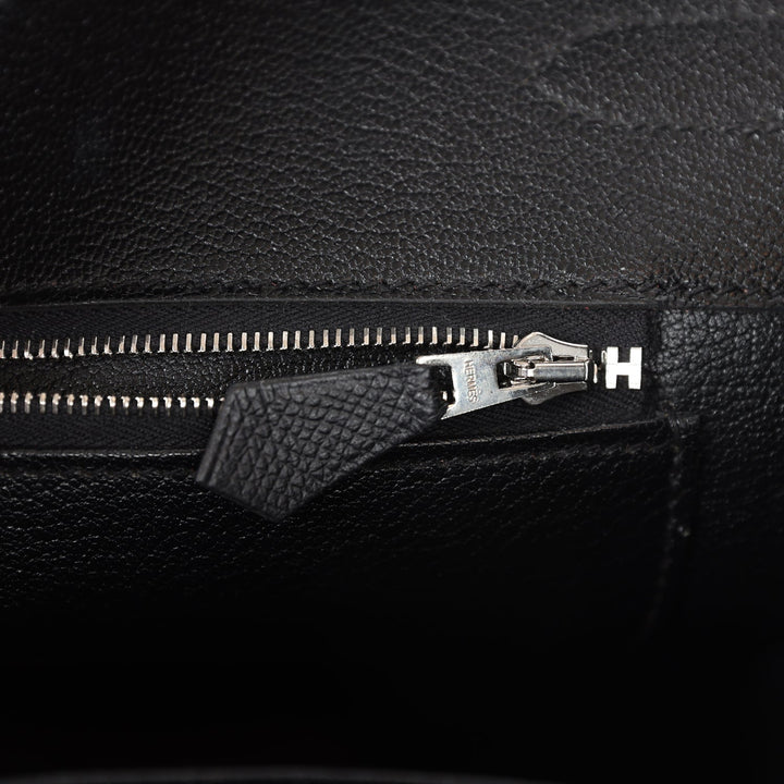 Top quality Hermes Birkin 35 Black Epsom Palladium Hardware