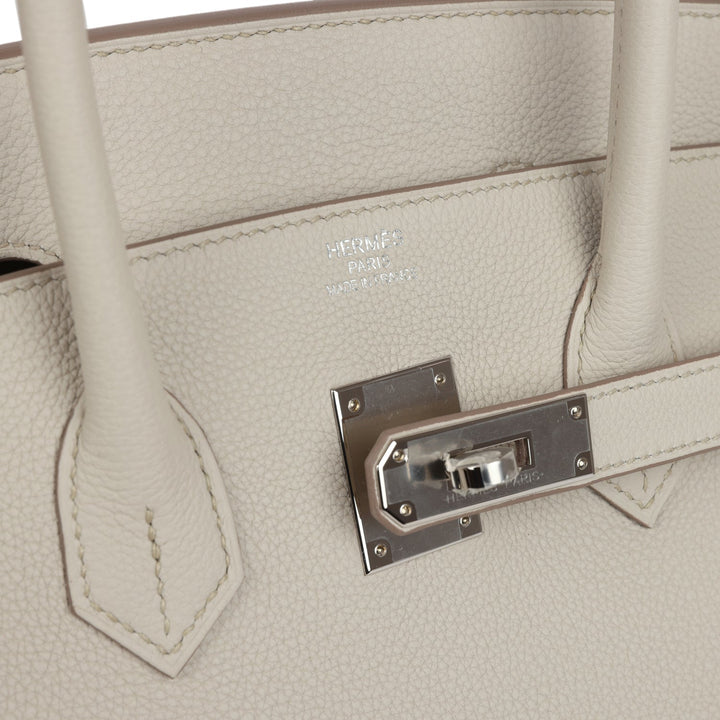 Top quality Hermes Birkin 35 Beton Togo Palladium Hardware