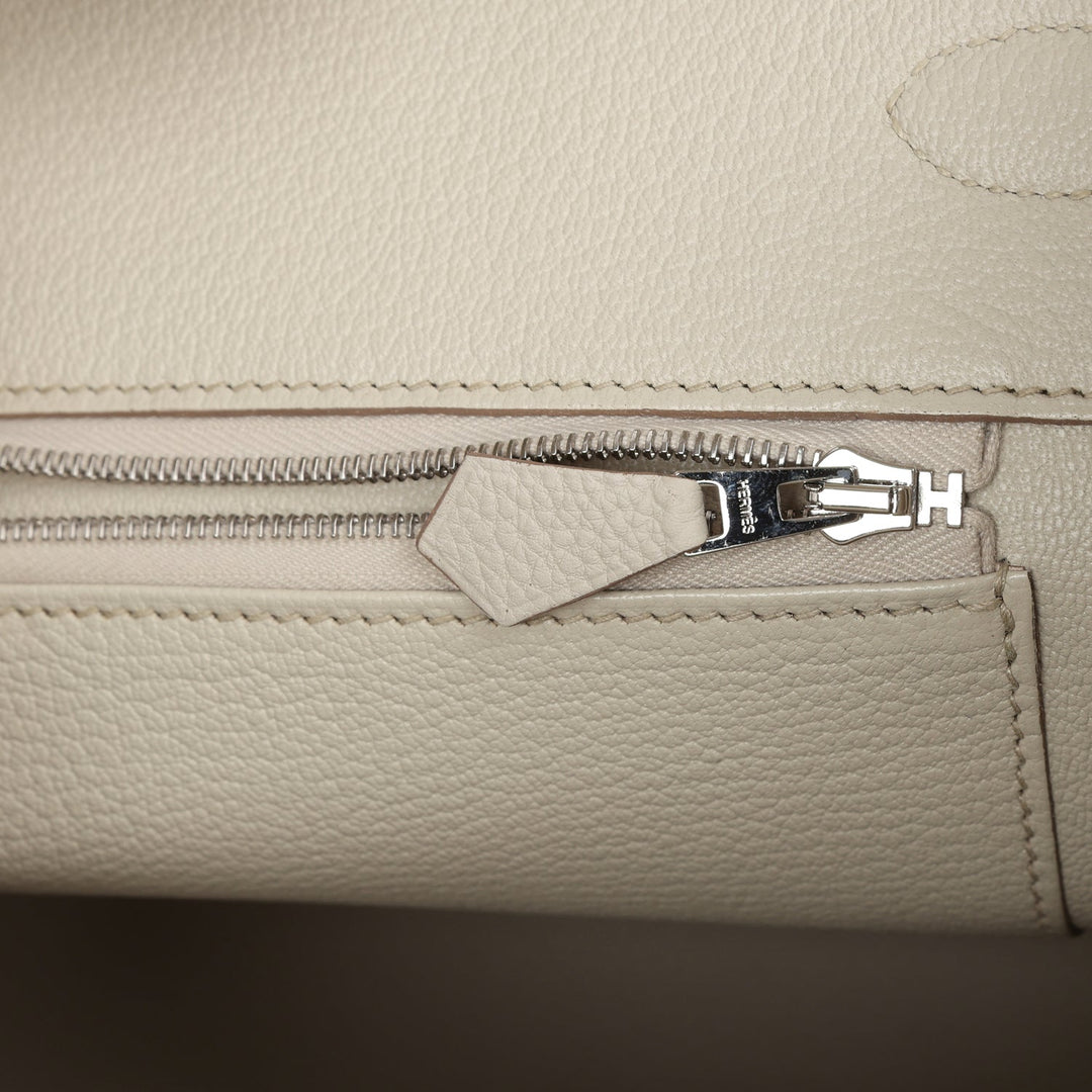 Top quality Hermes Birkin 35 Beton Togo Palladium Hardware