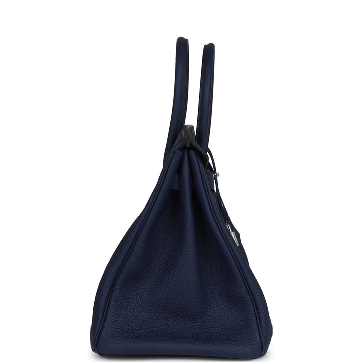 Hermes Birkin 35 Bleu Saphir Togo Palladium Hardware