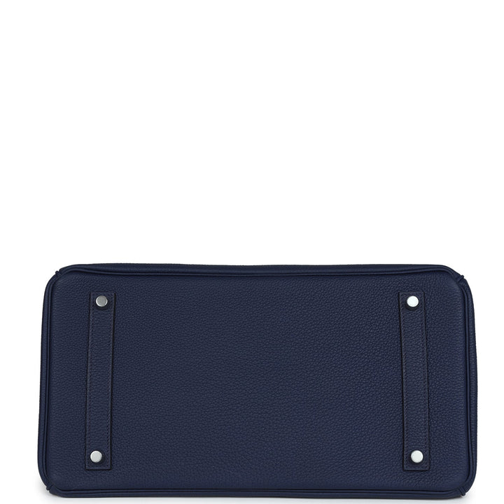 Hermes Birkin 35 Bleu Saphir Togo Palladium Hardware