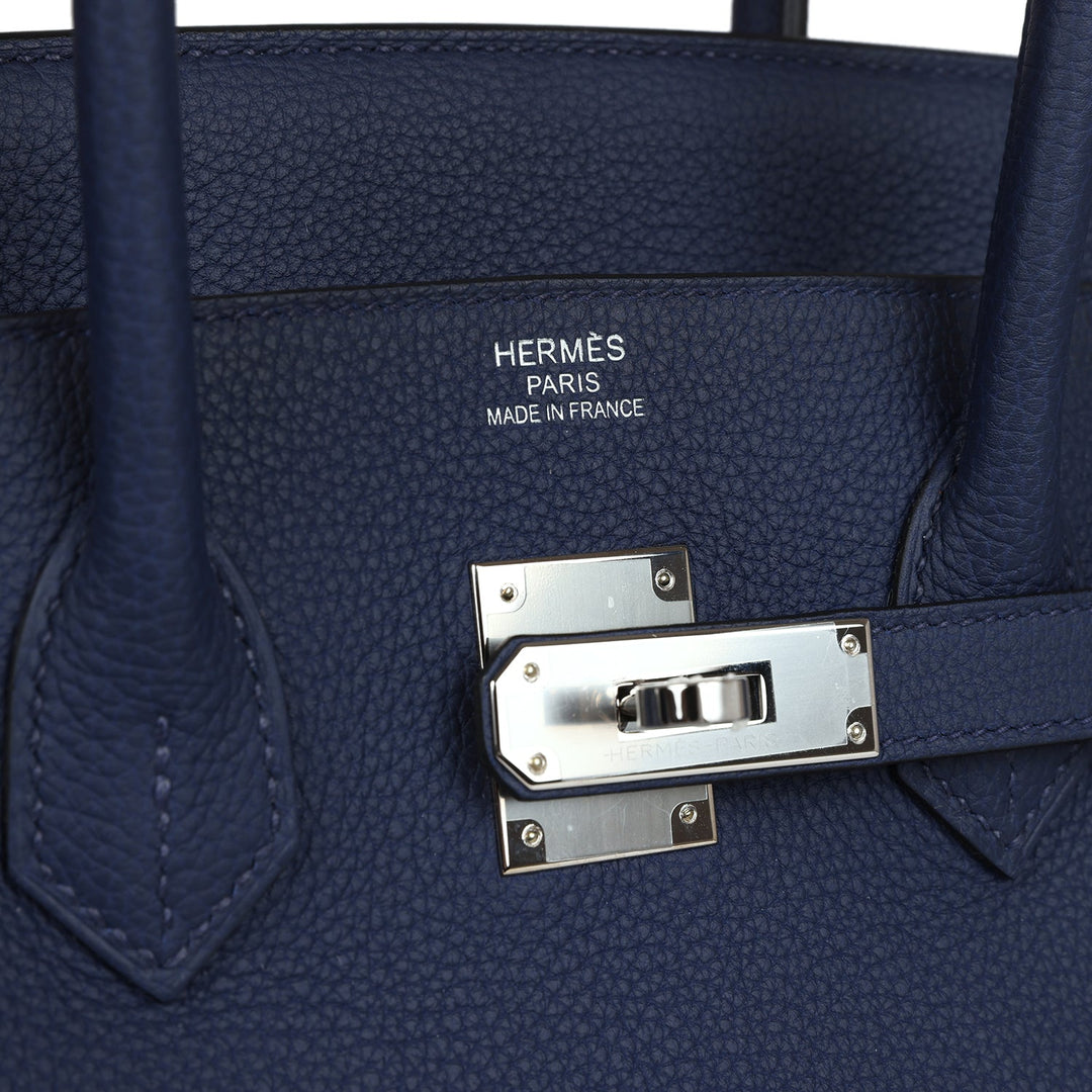 Hermes Birkin 35 Bleu Saphir Togo Palladium Hardware