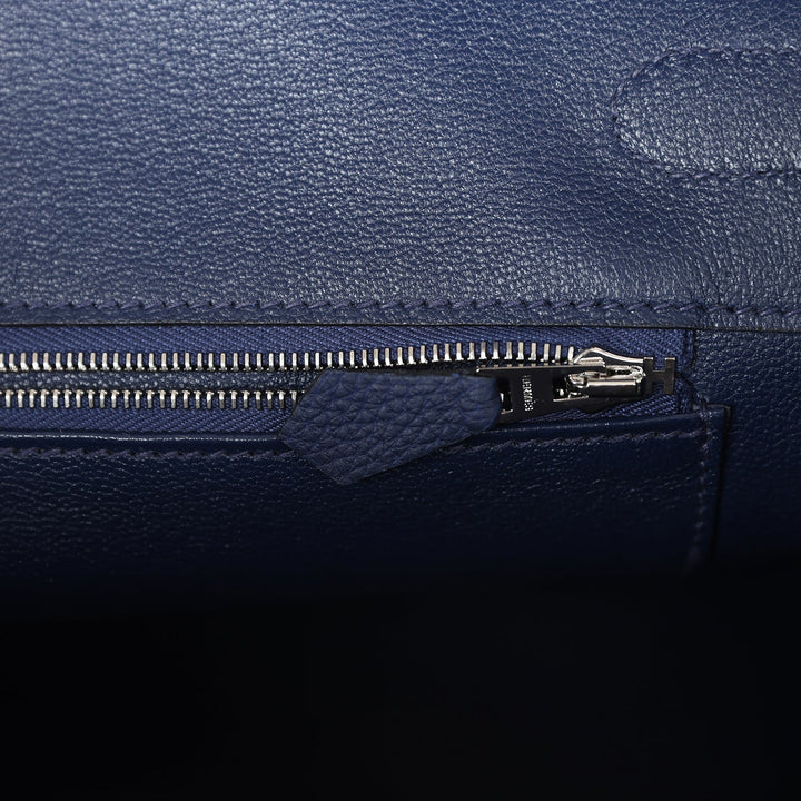 Hermes Birkin 35 Bleu Saphir Togo Palladium Hardware