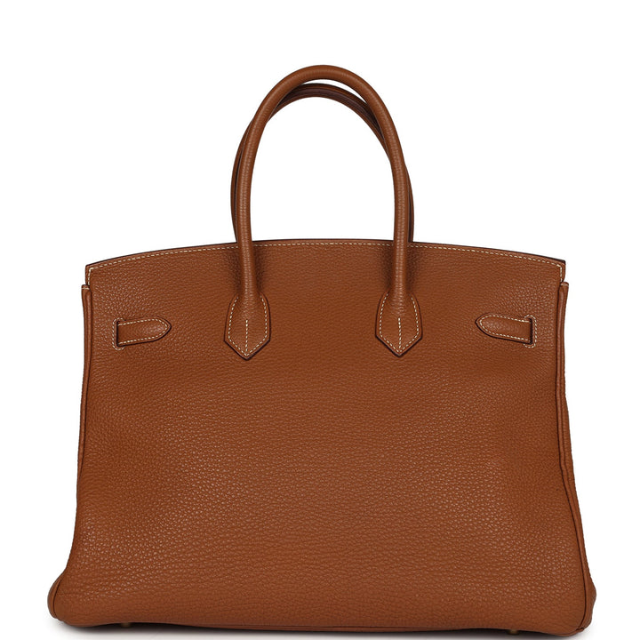New Hermes Birkin 35 Gold Togo Gold Hardware