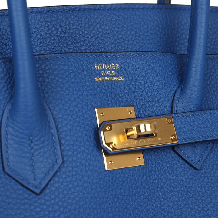 Hermes Birkin 35 Bleu Royal Togo Gold Hardware