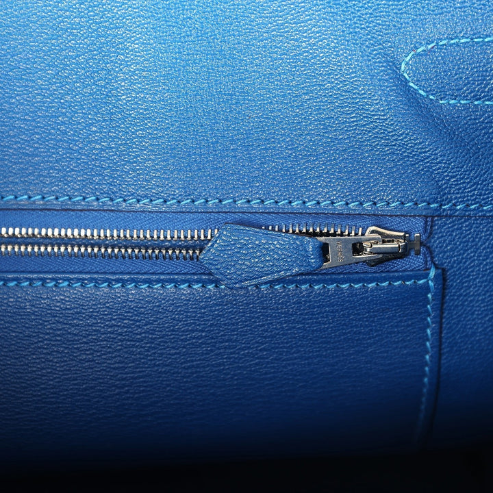 Top quality Hermes Birkin 35 Mykonos Matte Alligator Palladium Hardware