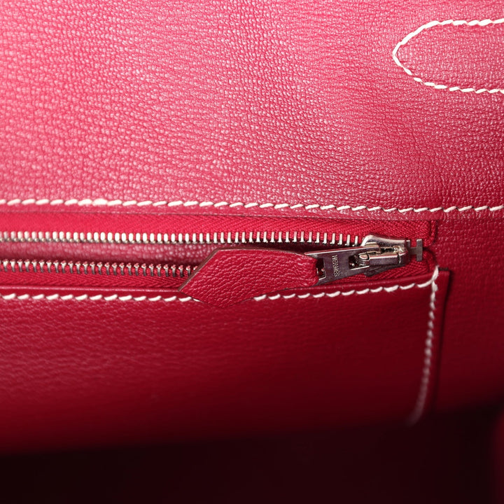 Hermes Birkin 35 Rose Tyrien Candy Epsom Palladium Hardware