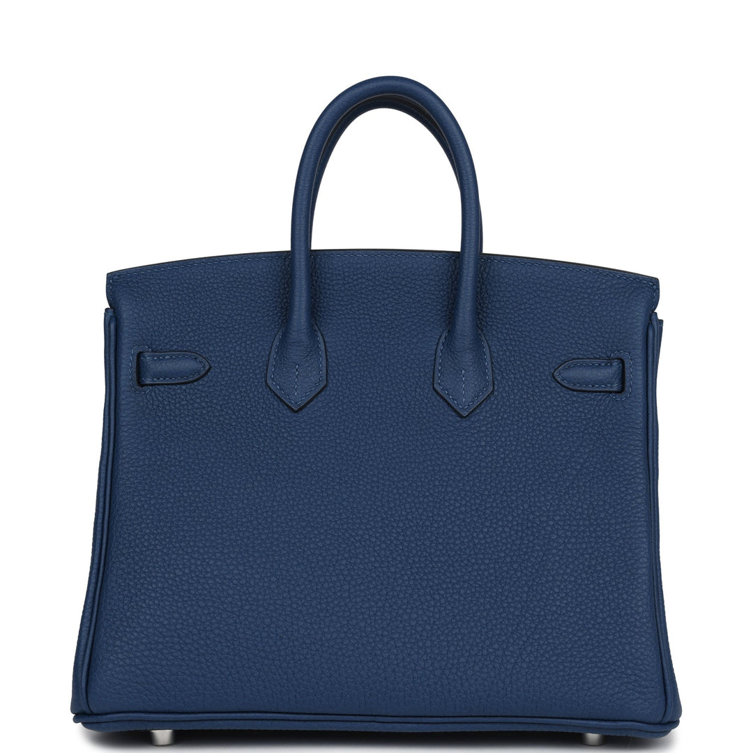 Hermes Birkin 25 Deep Bleu Verso Togo Palladium Hardware