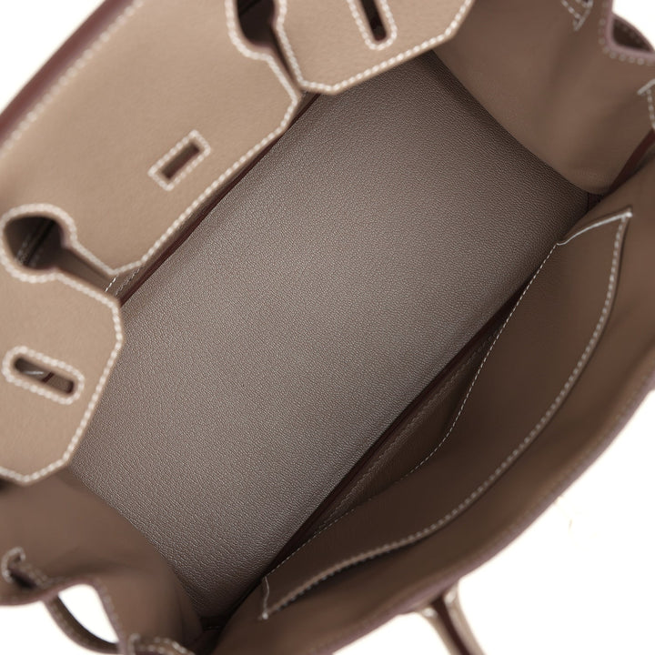 Hermes Birkin 30 Etoupe Togo Palladium Hardware