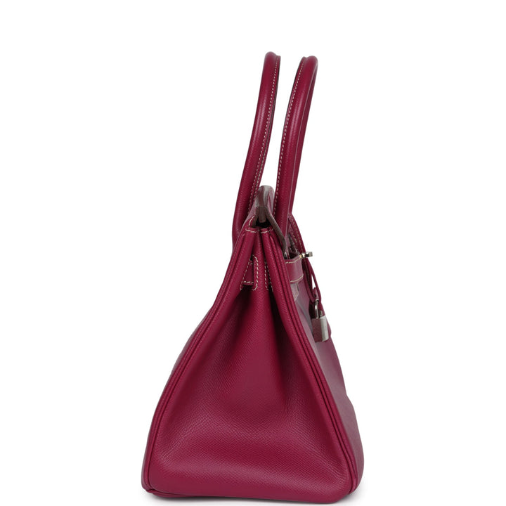 Hermes Birkin 30 Tosca Candy Epsom Palladium Hardware