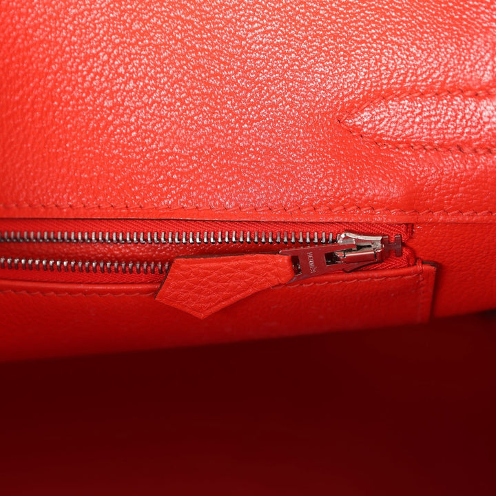 Hermes Birkin 30 Capucine Togo Palladium Hardware