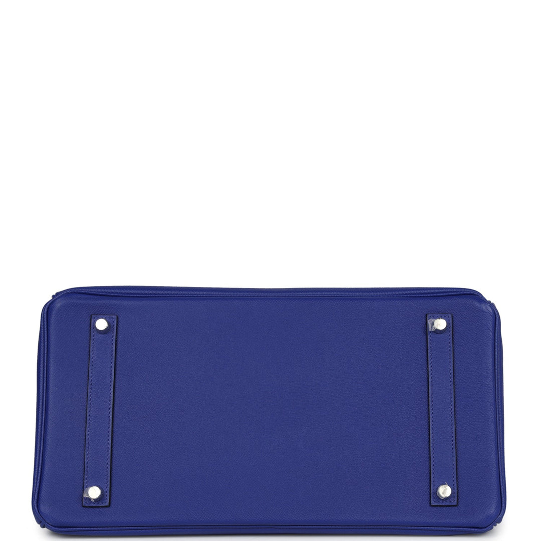 Hermes Birkin 35 Bleu Electric Epsom Palladium Hardware