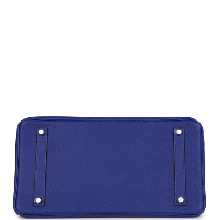 Hermes Birkin 35 Bleu Electric Epsom Palladium Hardware