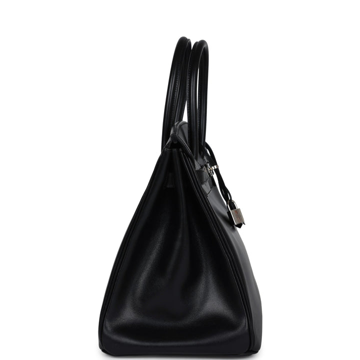 New Hermes Birkin 35 Black Box Palladium Hardware