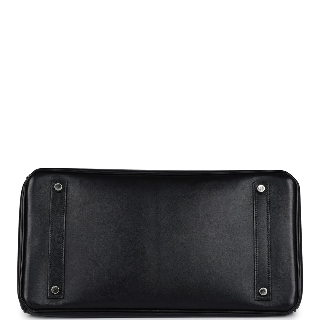 New Hermes Birkin 35 Black Box Palladium Hardware