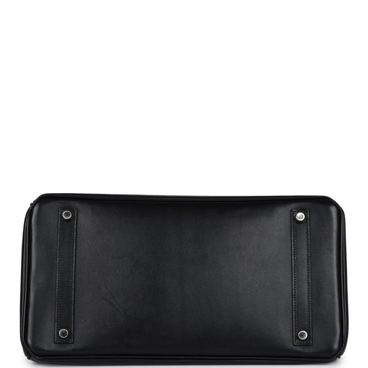 New Hermes Birkin 35 Black Box Palladium Hardware