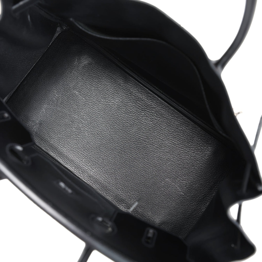 New Hermes Birkin 35 Black Box Palladium Hardware