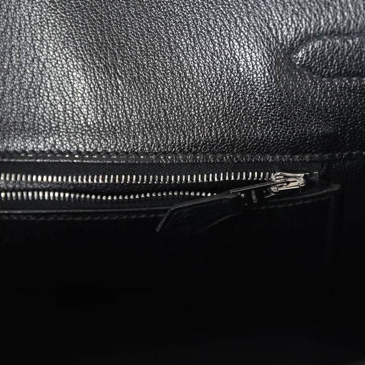 New Hermes Birkin 35 Black Box Palladium Hardware