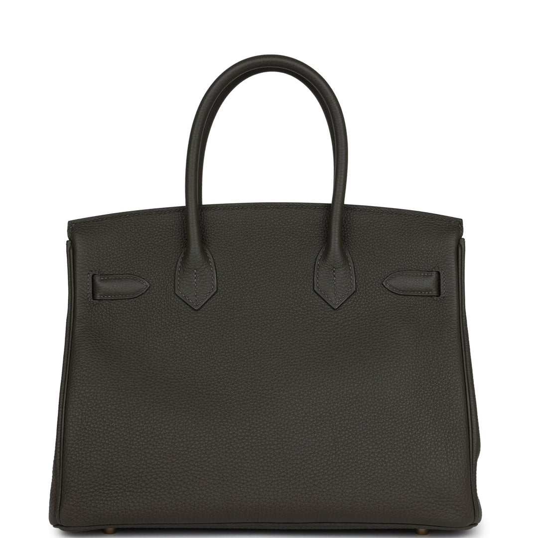 Hermes Birkin 30 Vert de Gris Togo Gold Hardware