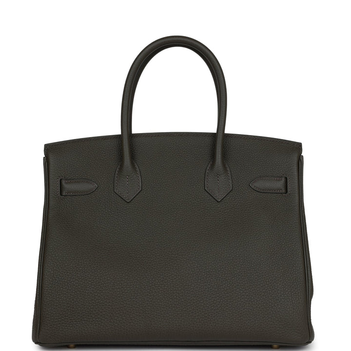 Hermes Birkin 30 Vert de Gris Togo Gold Hardware
