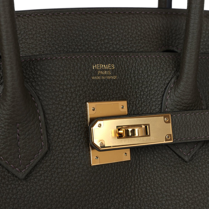 Hermes Birkin 30 Vert de Gris Togo Gold Hardware