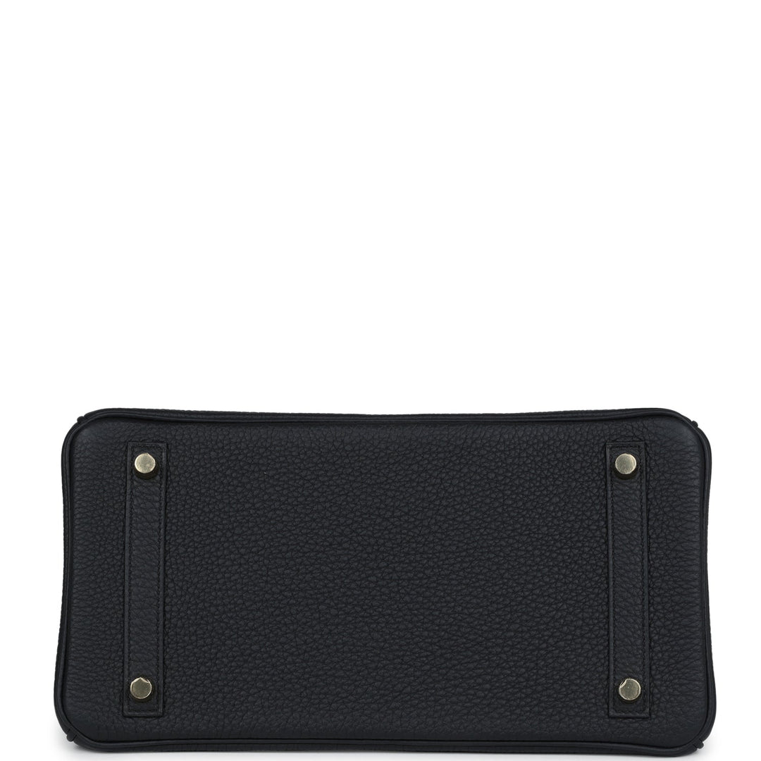 Hermes Birkin 30 Black Togo Gold Hardware