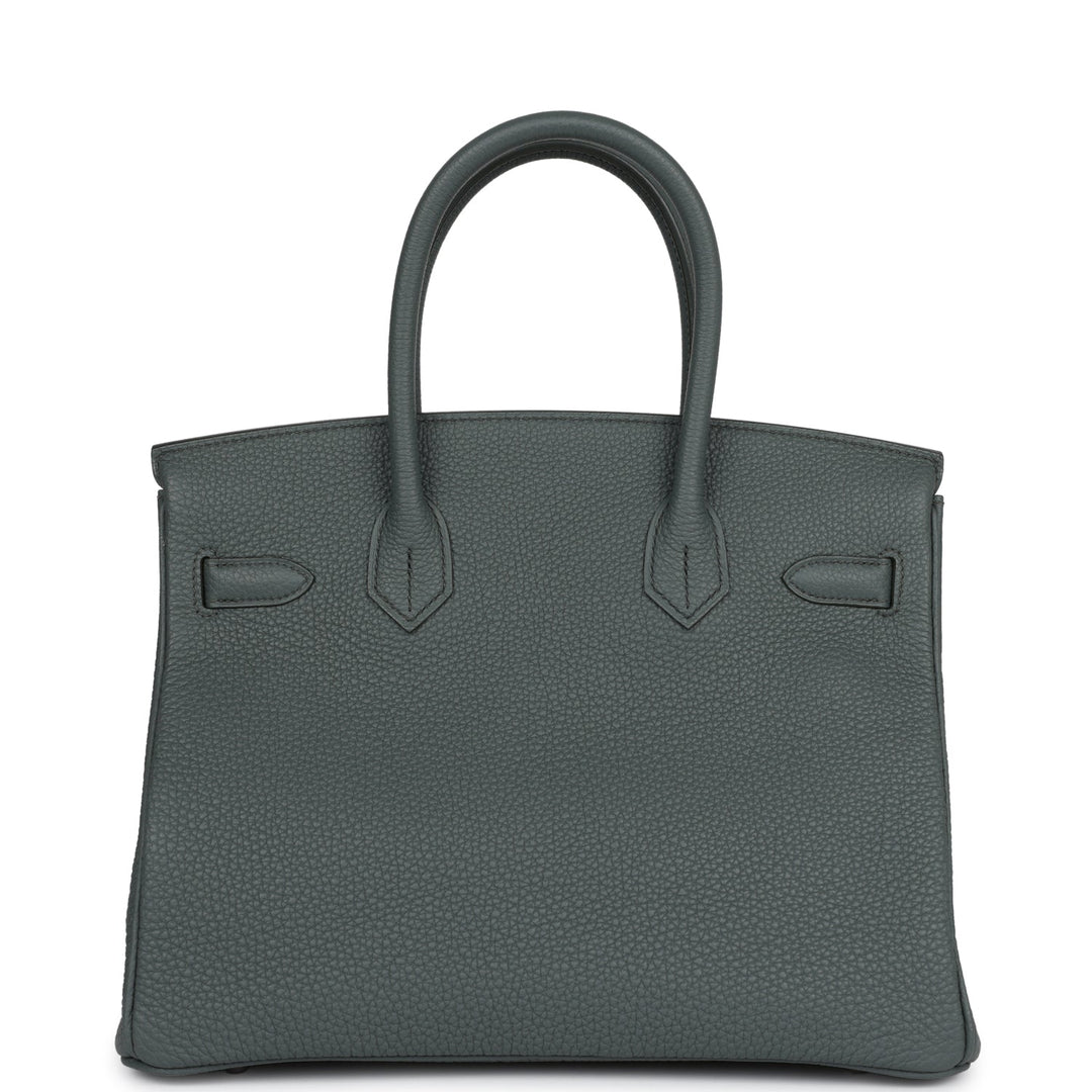 Hermes Birkin 30 Vert Amande Togo Palladium Hardware