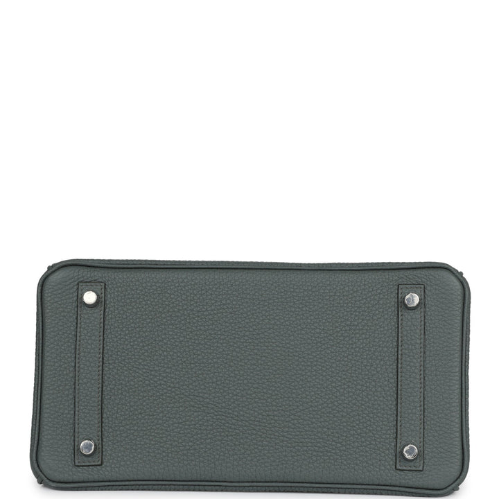 Hermes Birkin 30 Vert Amande Togo Palladium Hardware
