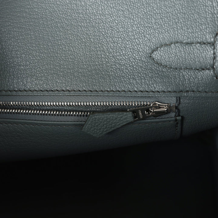 Hermes Birkin 30 Vert Amande Togo Palladium Hardware