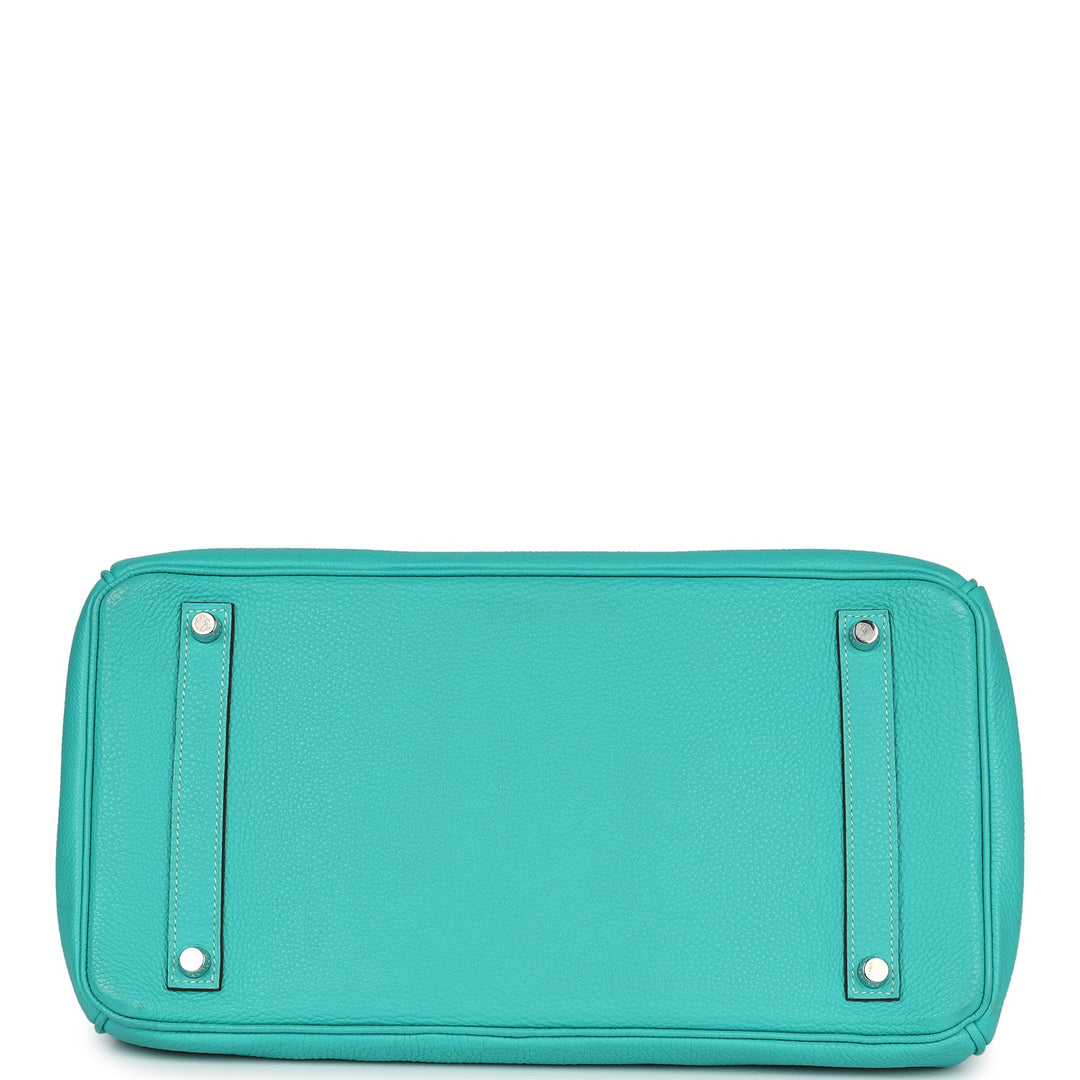 Hermes Birkin 35 Lagon Togo Palladium Hardware