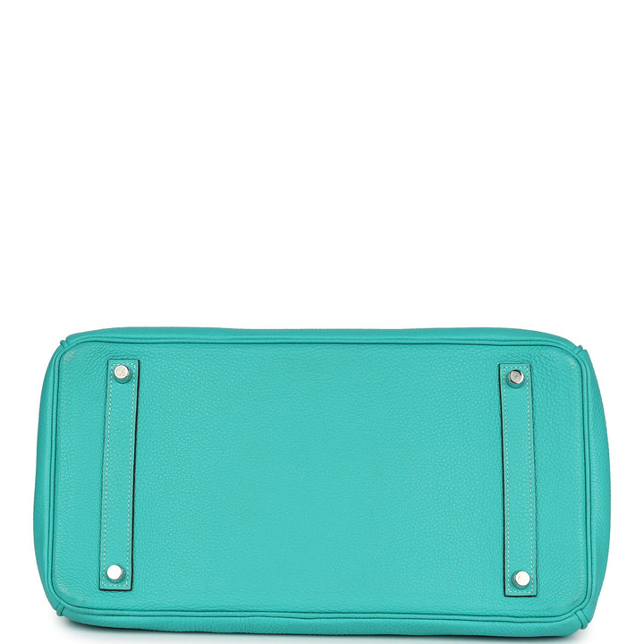 Hermes Birkin 35 Lagon Togo Palladium Hardware