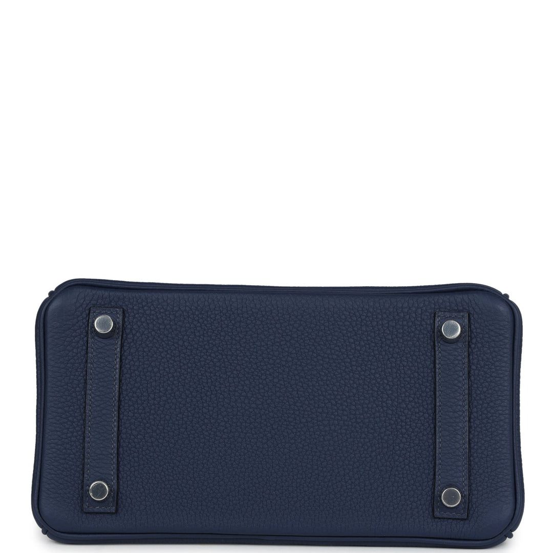 Hermes Birkin 25 Bleu Navy Togo Palladium Hardware