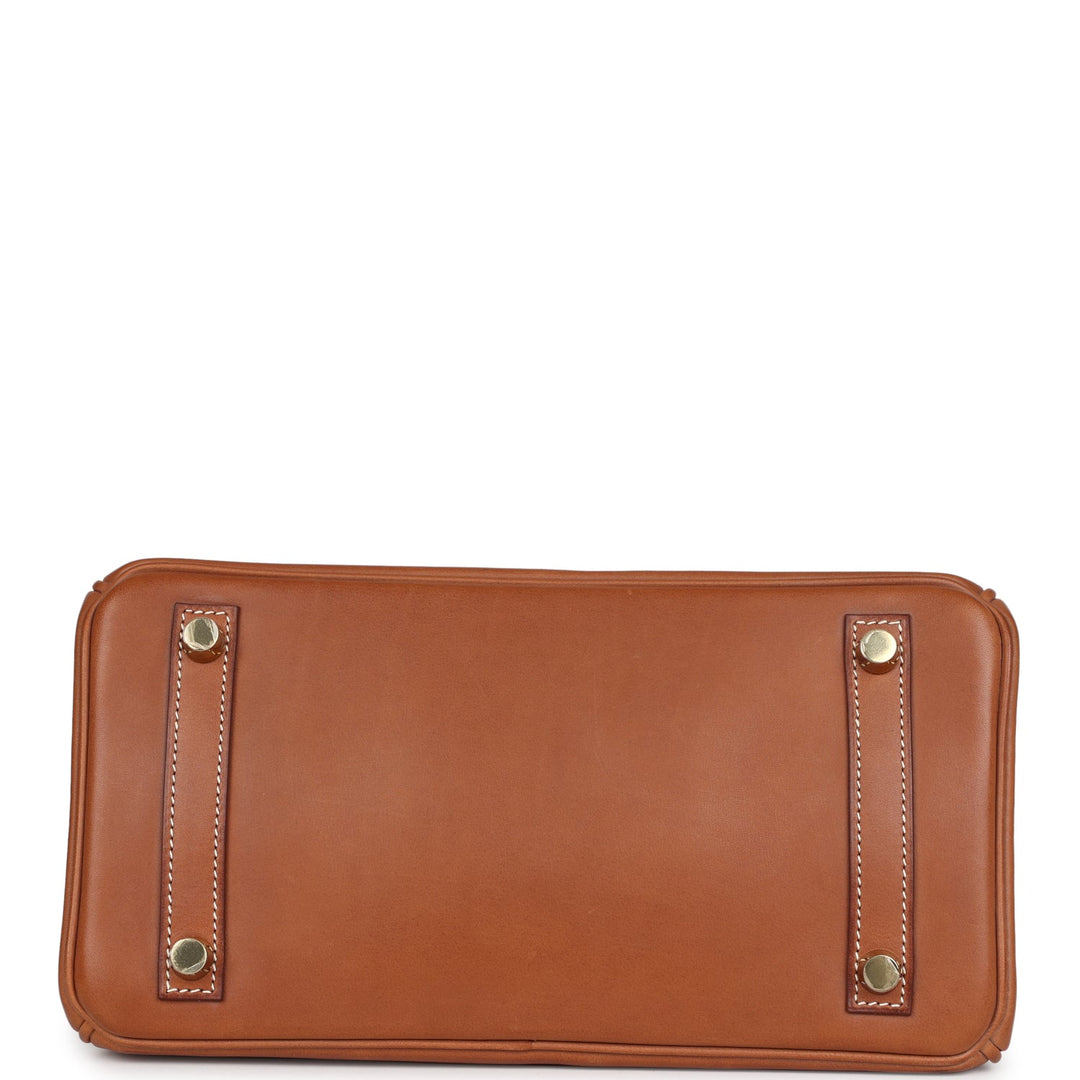 Hermes Birkin 25 Fauve Barenia Gold Hardware
