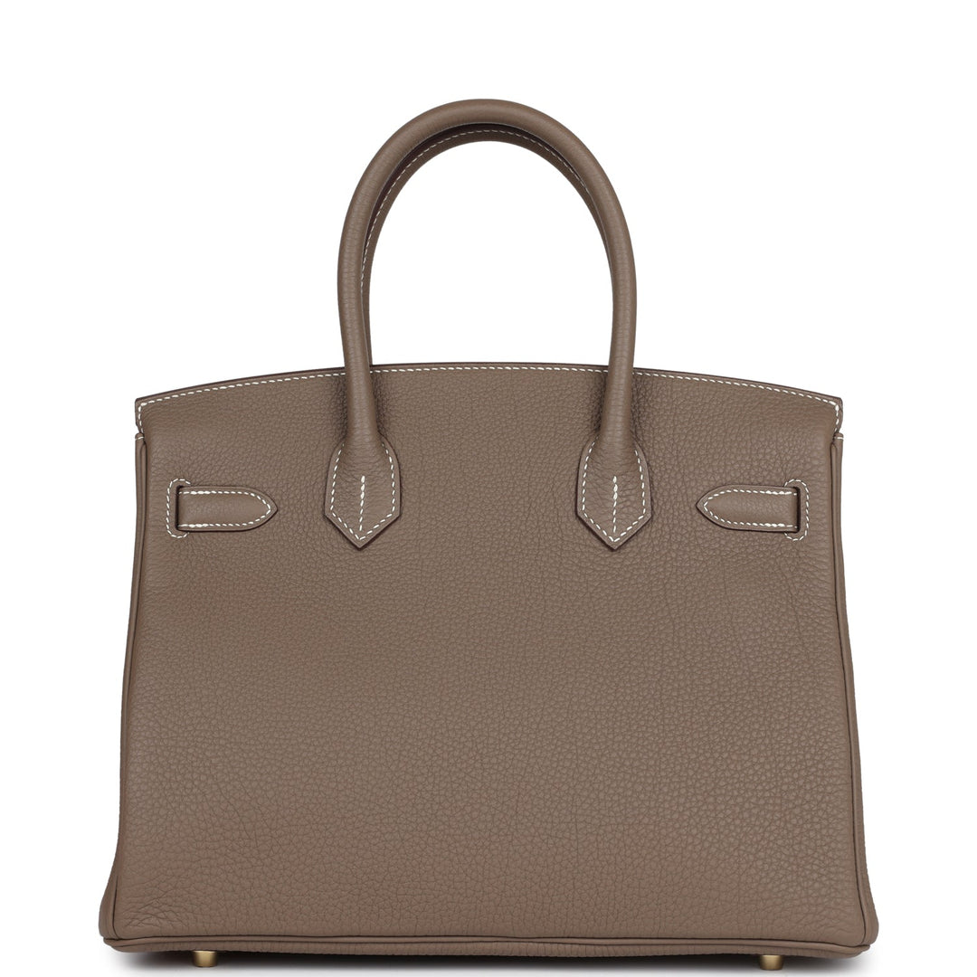 Hermes Birkin 30 Etoupe Togo Gold Hardware