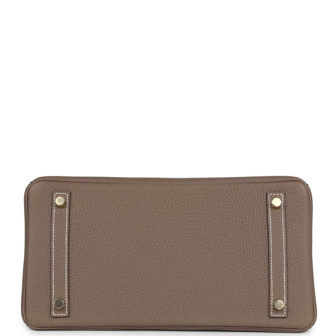 Hermes Birkin 30 Etoupe Togo Gold Hardware