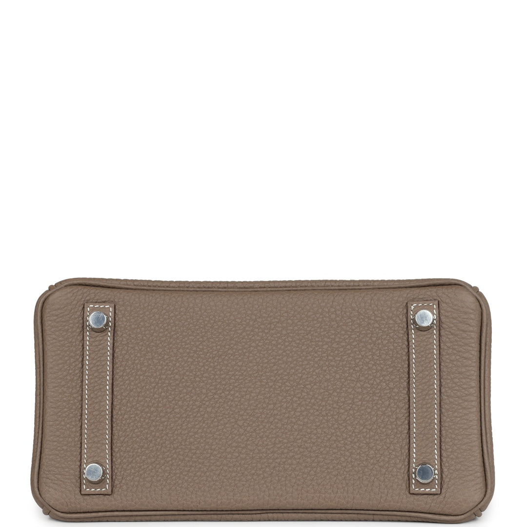 Hermes Birkin 25 Etoupe Togo Palladium Hardware
