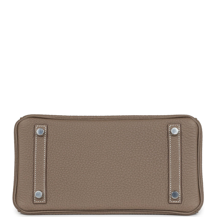 Hermes Birkin 25 Etoupe Togo Palladium Hardware