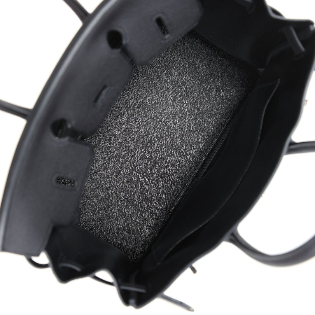 New Hermes Birkin 25 Black Togo Palladium Hardware