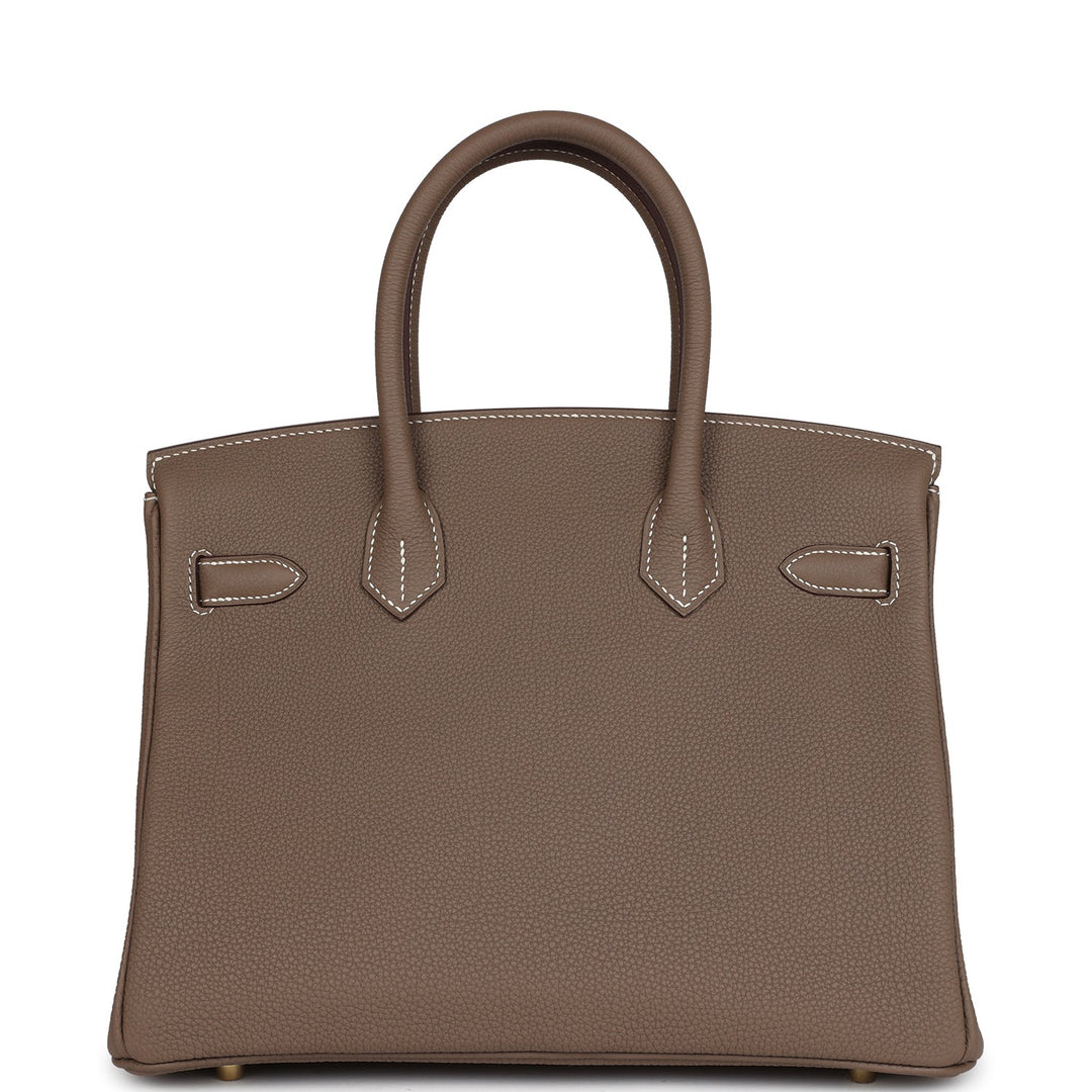 Hermes Birkin 30 Etoupe Togo Gold Hardware