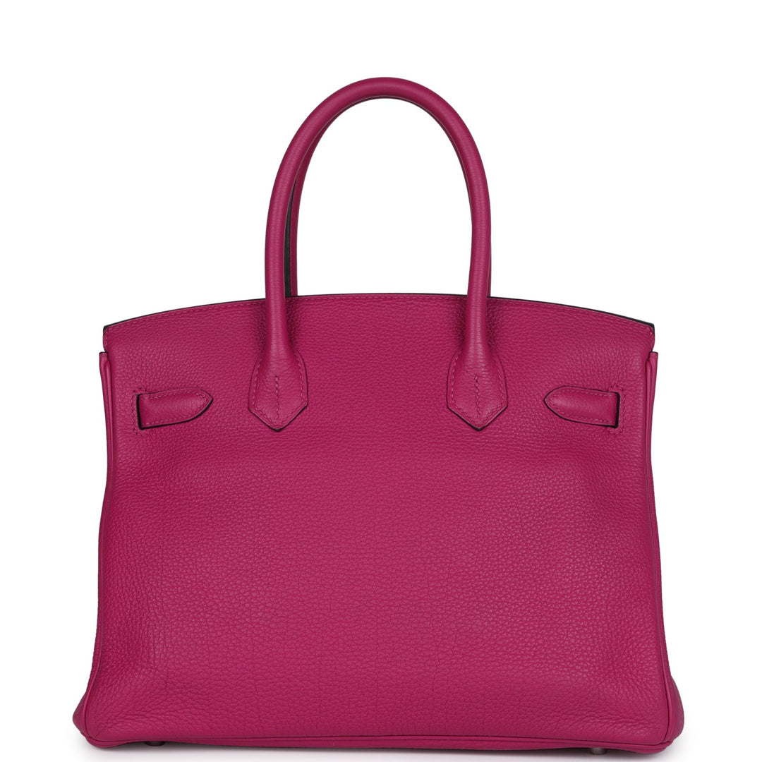 Hermes Birkin 30 Rose Pourpre Togo Palladium Hardware