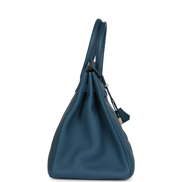 Hermes Birkin 35 Colvert Togo Palladium Hardware