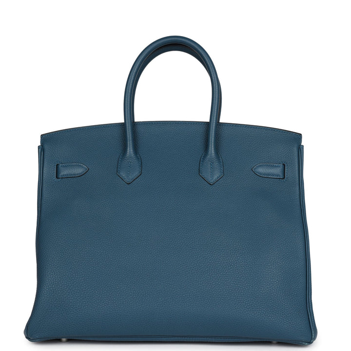 Hermes Birkin 35 Colvert Togo Palladium Hardware