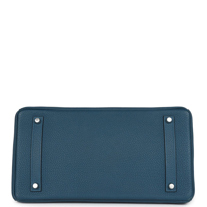 Hermes Birkin 35 Bleu de Galice Togo Gold Hardware
