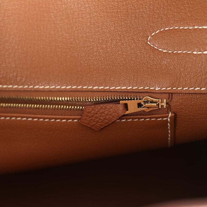 New Hermes Birkin 35 Gold Togo Gold Hardware