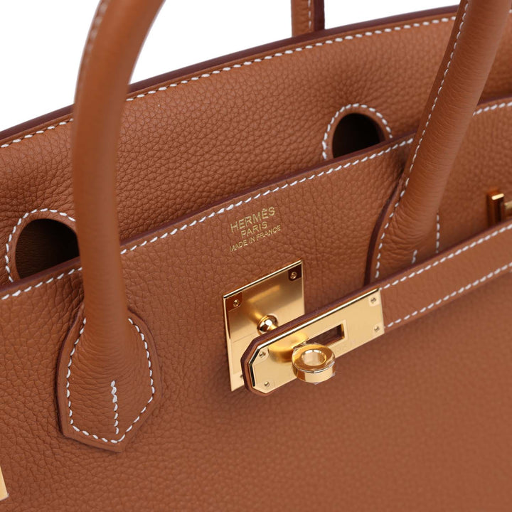 Hermes Birkin 30 Gold Togo Gold Hardware