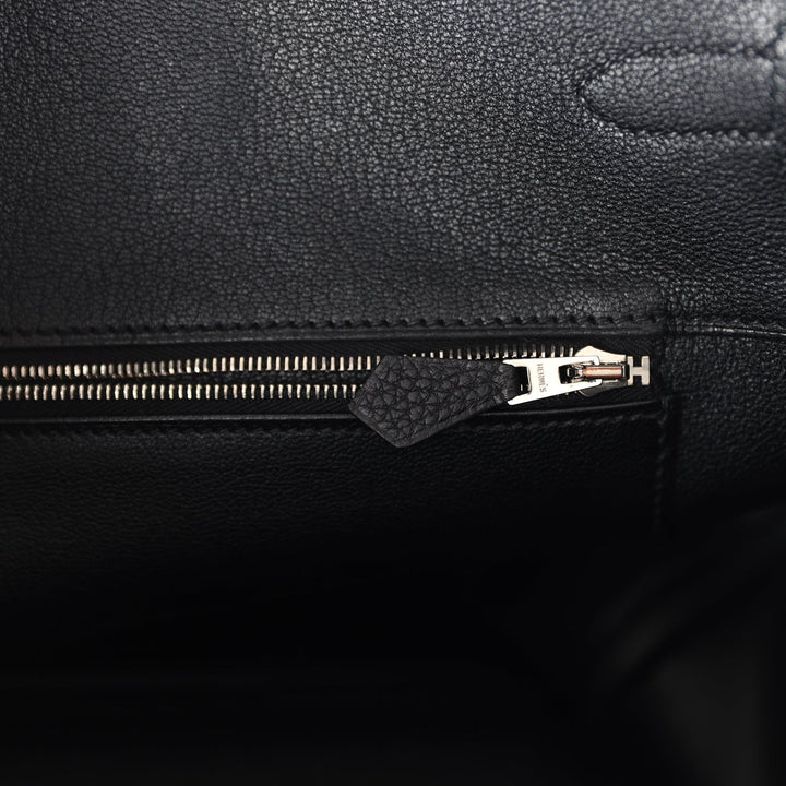New Hermes Birkin 40 Black Togo Palladium Hardware