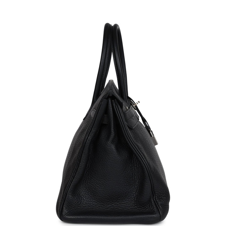Hermes Birkin 35 Black Clemence Palladium Hardware